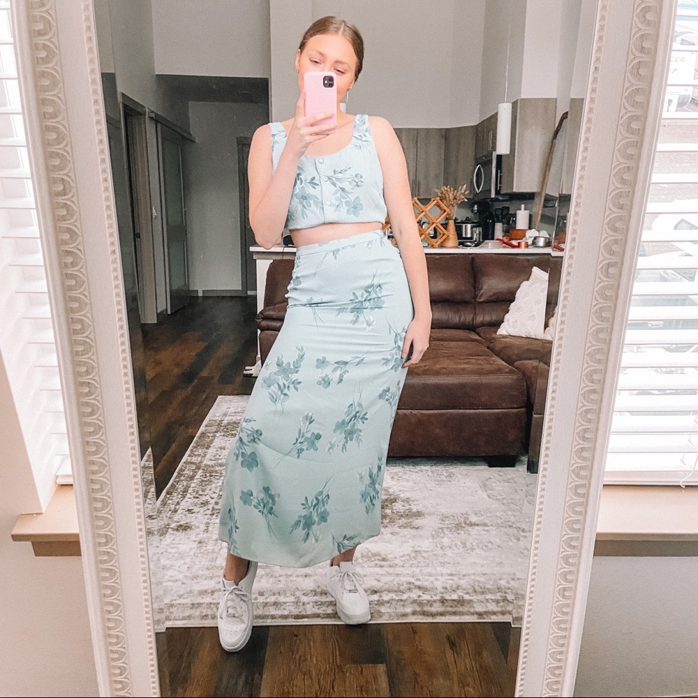 Vintage skirt and tank top set